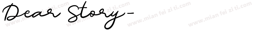 Dear Story字体转换